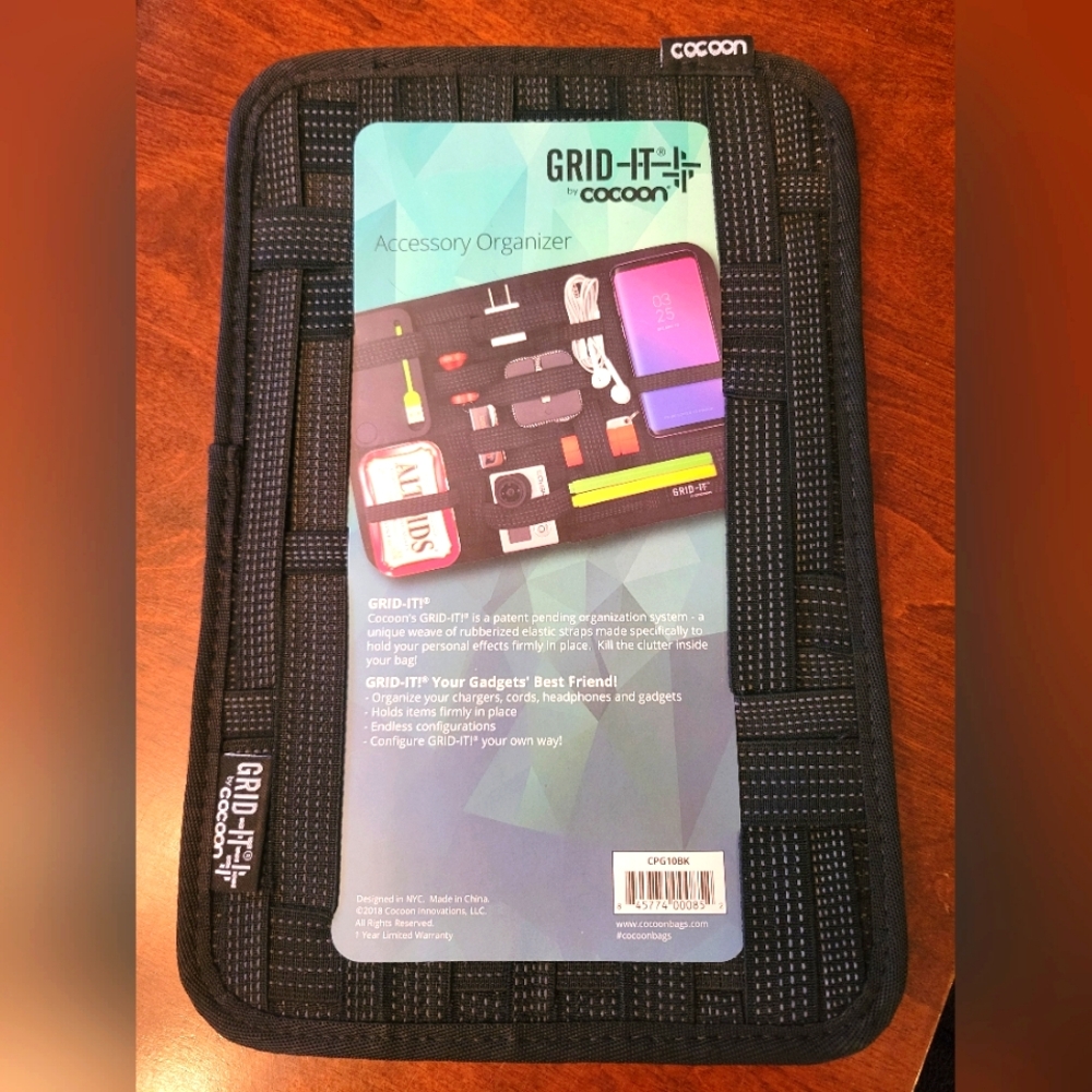 "Grid-it" By Cocoon" Black Accessory Organizer